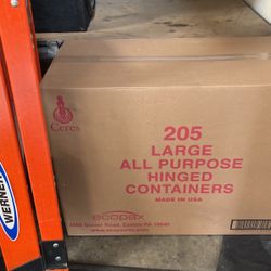 All purpose hinge container