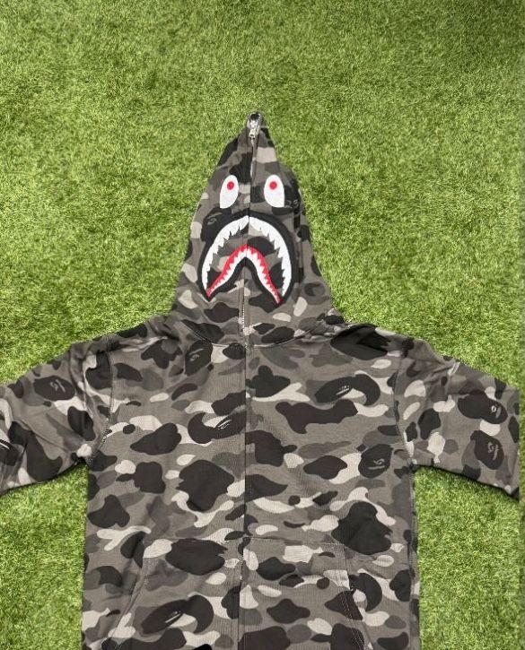 Grey Bape Hoodie Size Xl Brand New