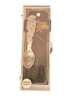 Fievel Goes West Universal Studios Hollywood Pewter Souvenir Spoon Vintage