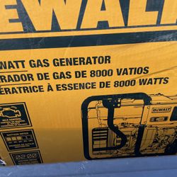 New In The Box Dewalt 8000 W Generator