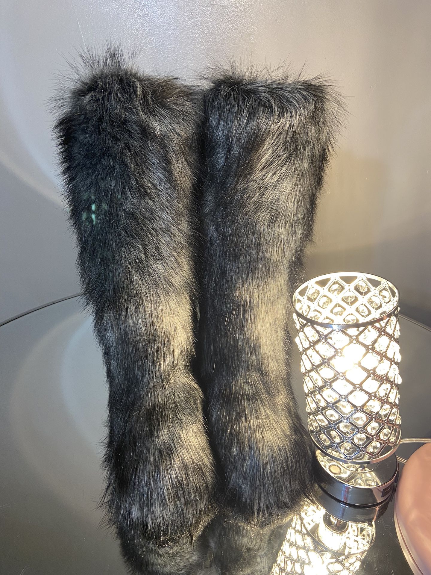 Custom Faux Fur Boots