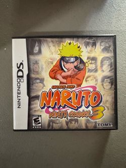 CASE & MANUAL ONLY! Naruto: Ninja Council 3 Nintendo 3 DS