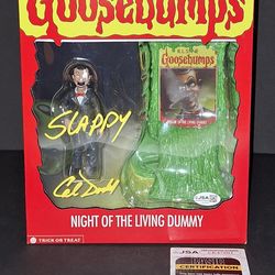 🔥 Cal Dodd Signed Autographed Trick Or Treat Goosebumps Night of the Living Dummy JSA COA 🔥