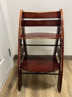 Adjustable Wooden High Chair