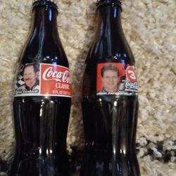 Like Father Like Son. Earnhardt Coke bottles