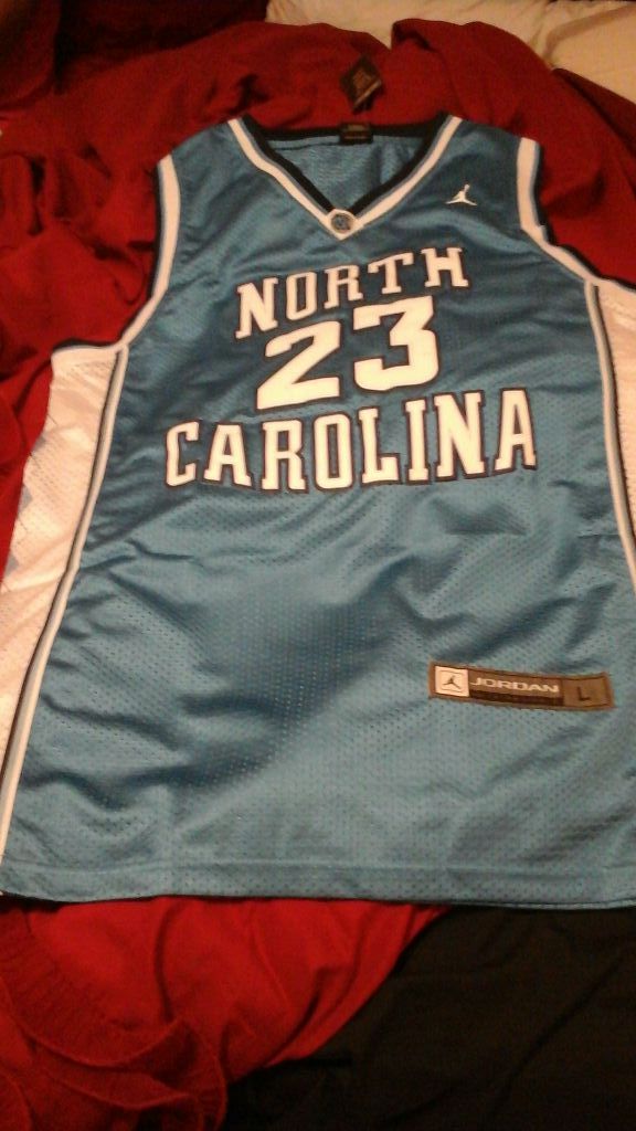 Michael jordan Carolina blue jersey