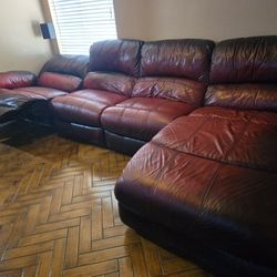 Leather Couch 
