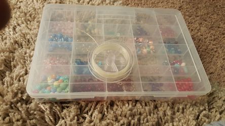 Beads with jewelry string