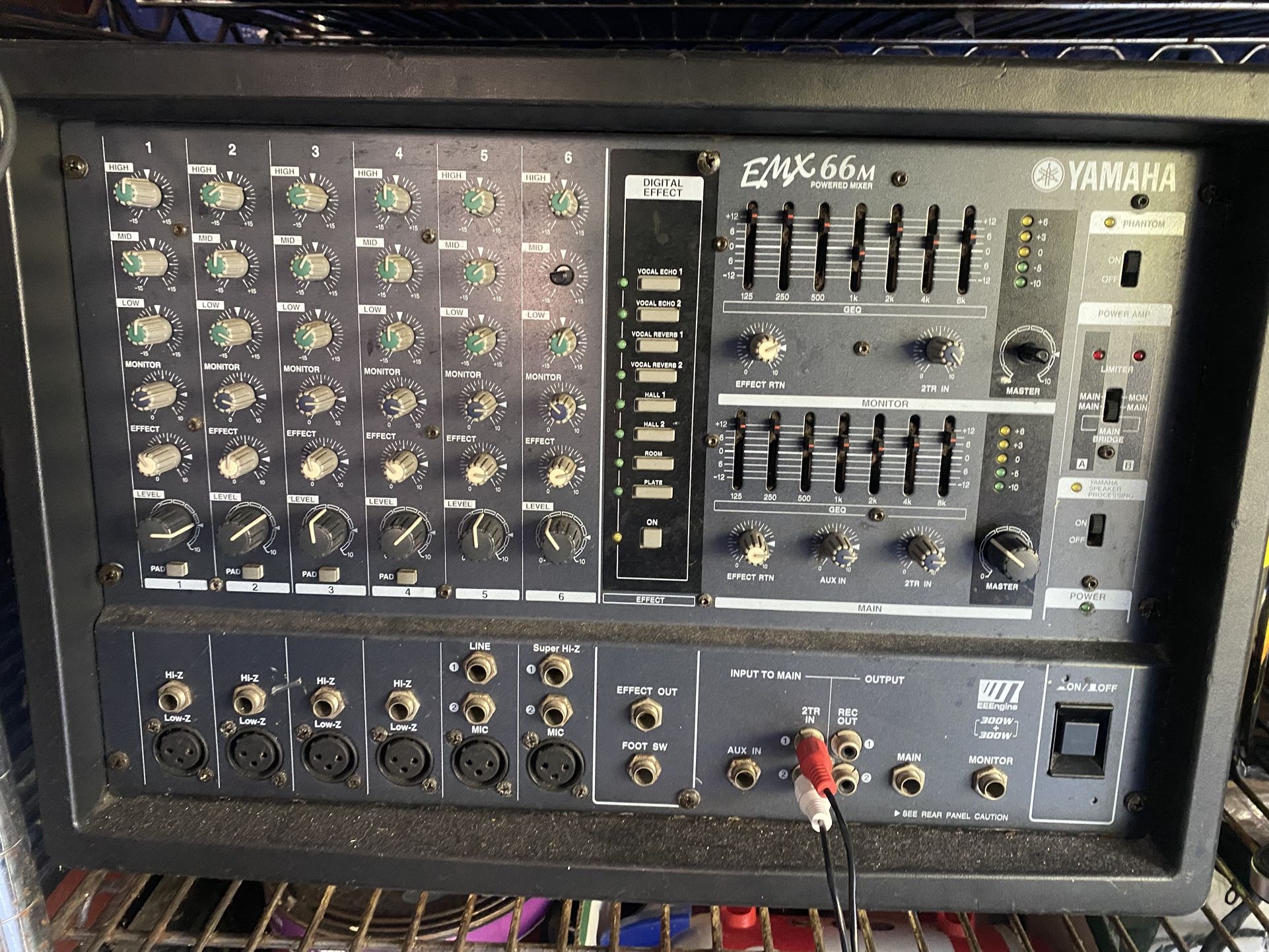 Yahama Emx 66m Mixer And Yamaha Br15 Speakers