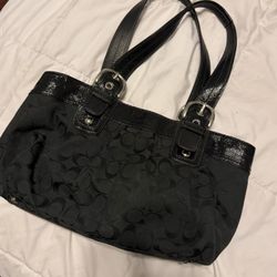 Black Coach Handbag