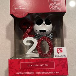 Jack Skellington 2020 Hallmark Ornament *MINT* Walgreens Exclusive Nightmare Before Christmas NBC Holiday Xmas