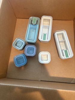 Plastic Food Storage Containers Set of 7