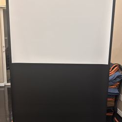Portable Projector Screen – Alltec 60” Diagonal | Retractable | Includes Carrying Case
