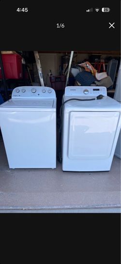 Whirlpool washer/Samsung dryer combo
