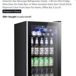 Antarctic Star Beverage Refrigerator Cooler -120 Can Mini Fridge
