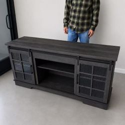 New In Box 59 Inch TV Entertainment Center Media Stand Living Furniture Holds Up To 65” Television