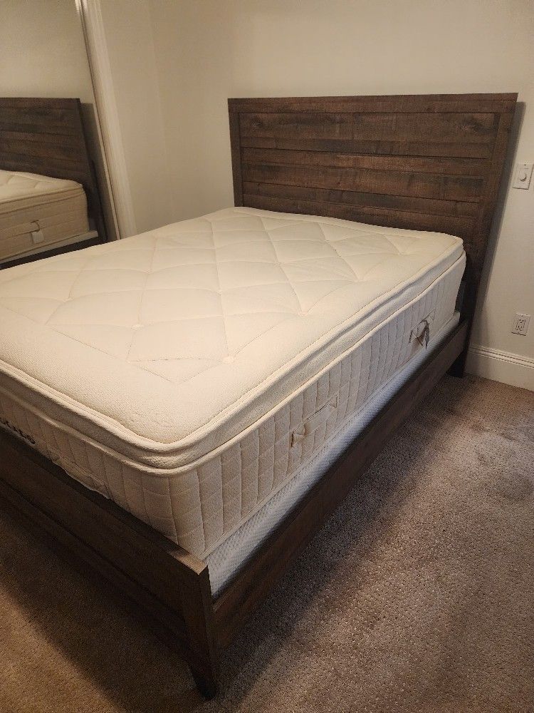 Queen Bedframe With Box Spring