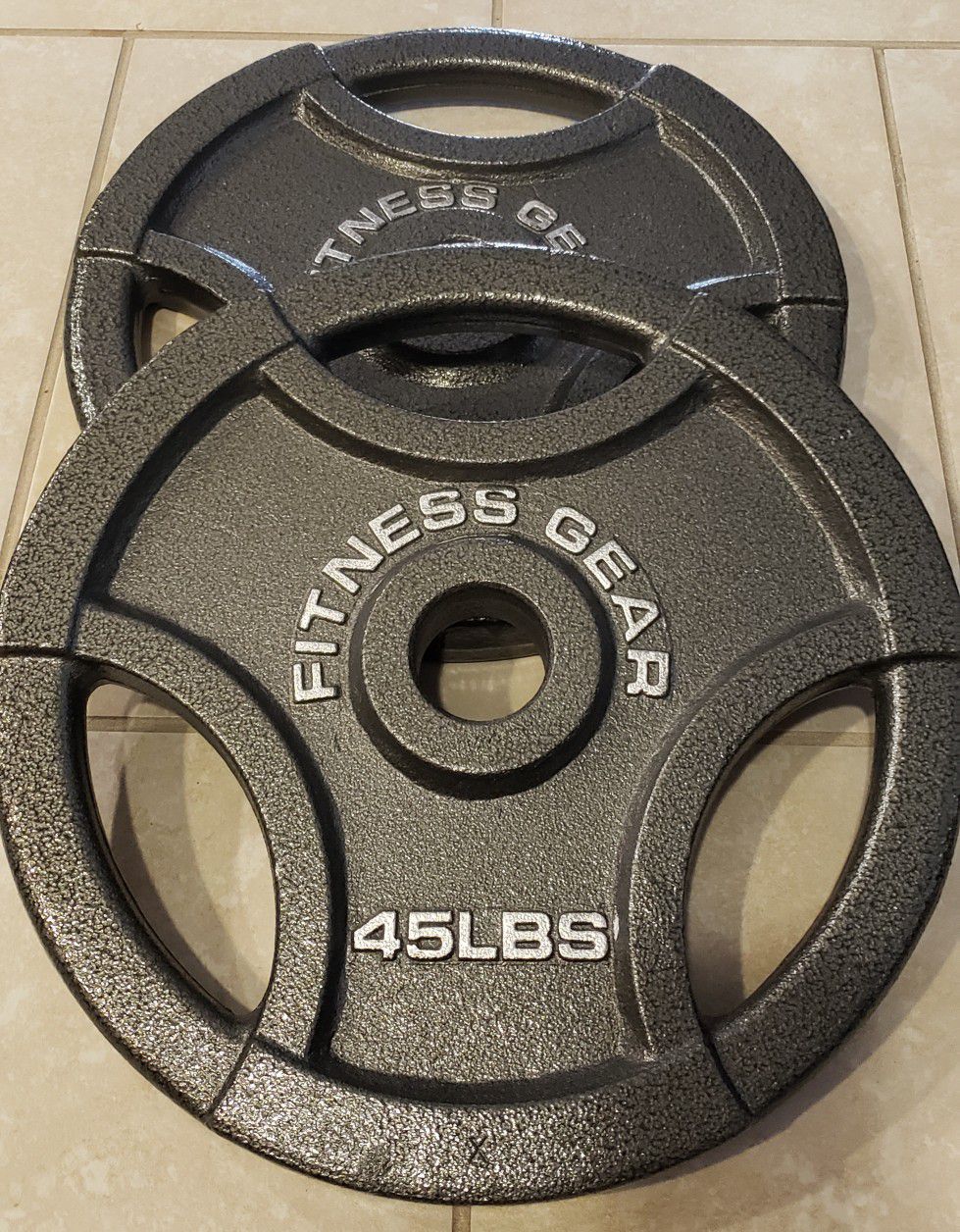 45 lb Fitness Gear Olympic Weight Plate (Pair)