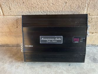 1 ohm stable 4 channels amplifier 3500rms - $200