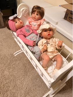Realistic baby collection and bassinet