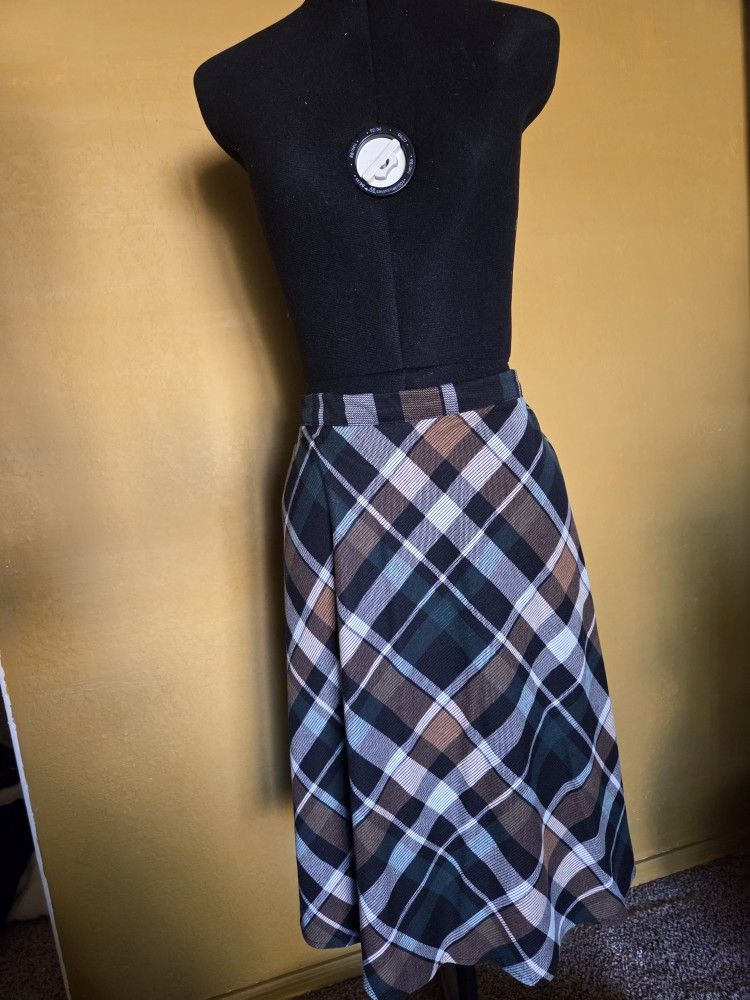 Checkered Skirt