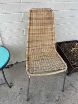 Outside Woven Chairs
