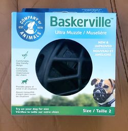 New Baskerville Dog Muzzle Size 2