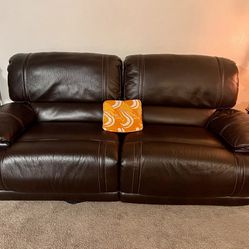 Leather Sofa.