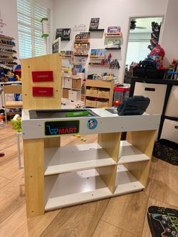 Kids wooden super market