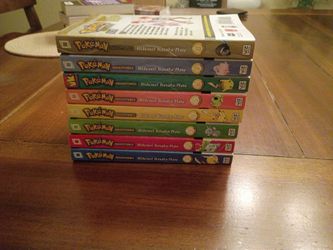 Pokemon Adventures Manga Vol. 1-8