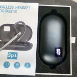 Wireless headset with HDMI quick charge brand new