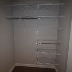 Wire Metal Closet System. Set Of Two Like New 