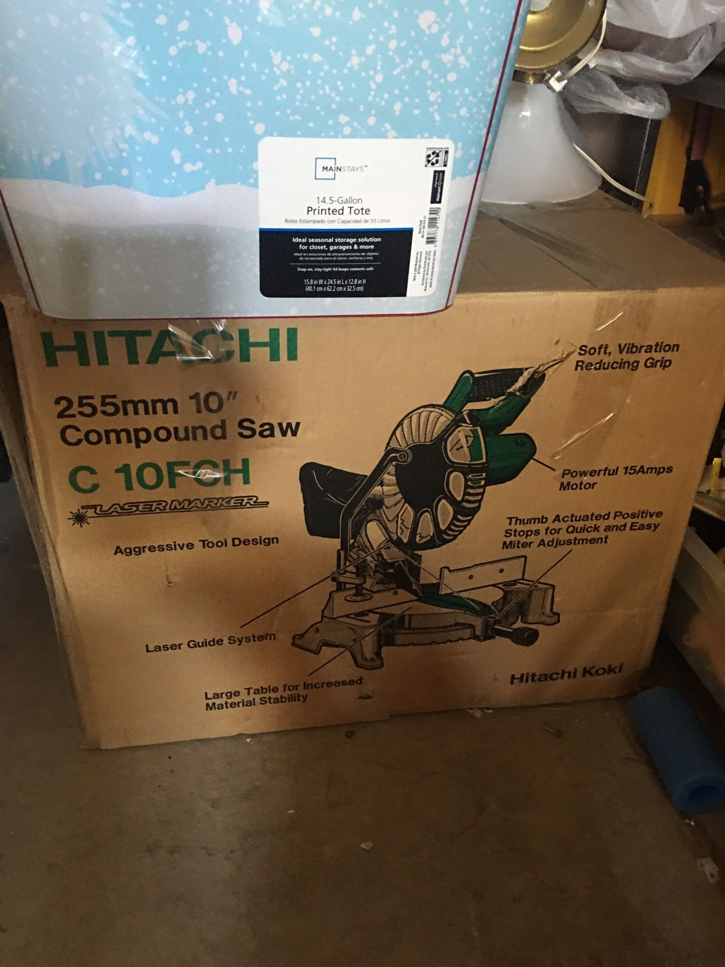 Hitachi 10 inch compound saw miter saw like new