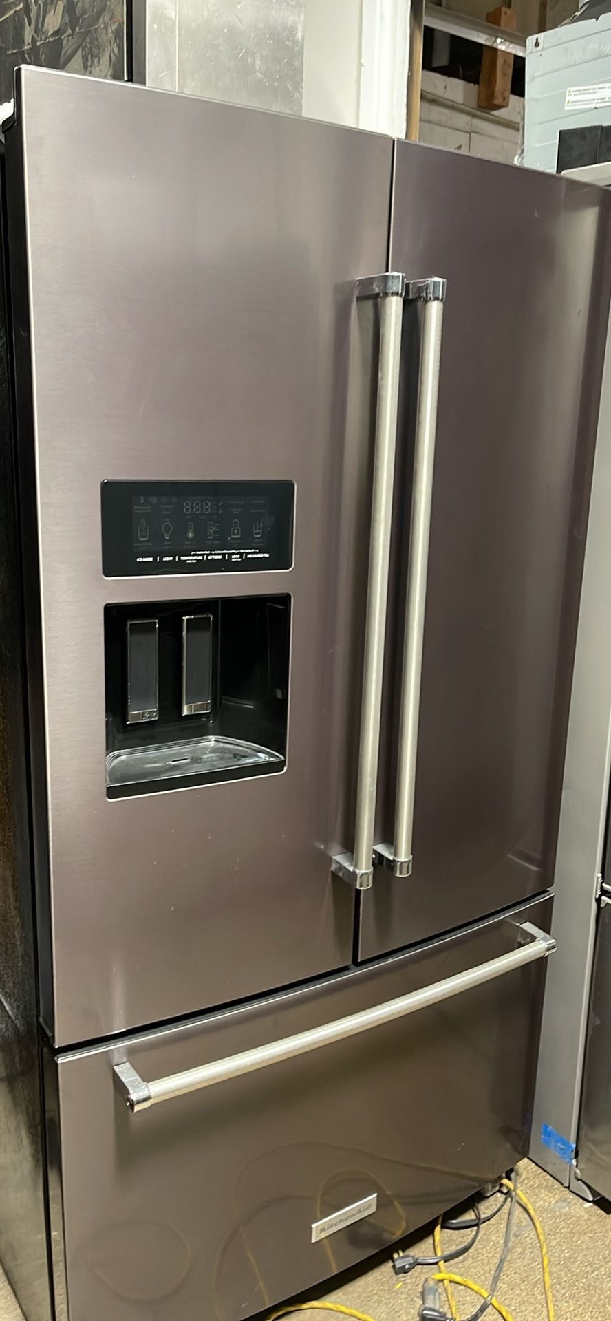 KITCHEN AID BLACK 3 - FRENCH DOOR STAINLESS STEEL 