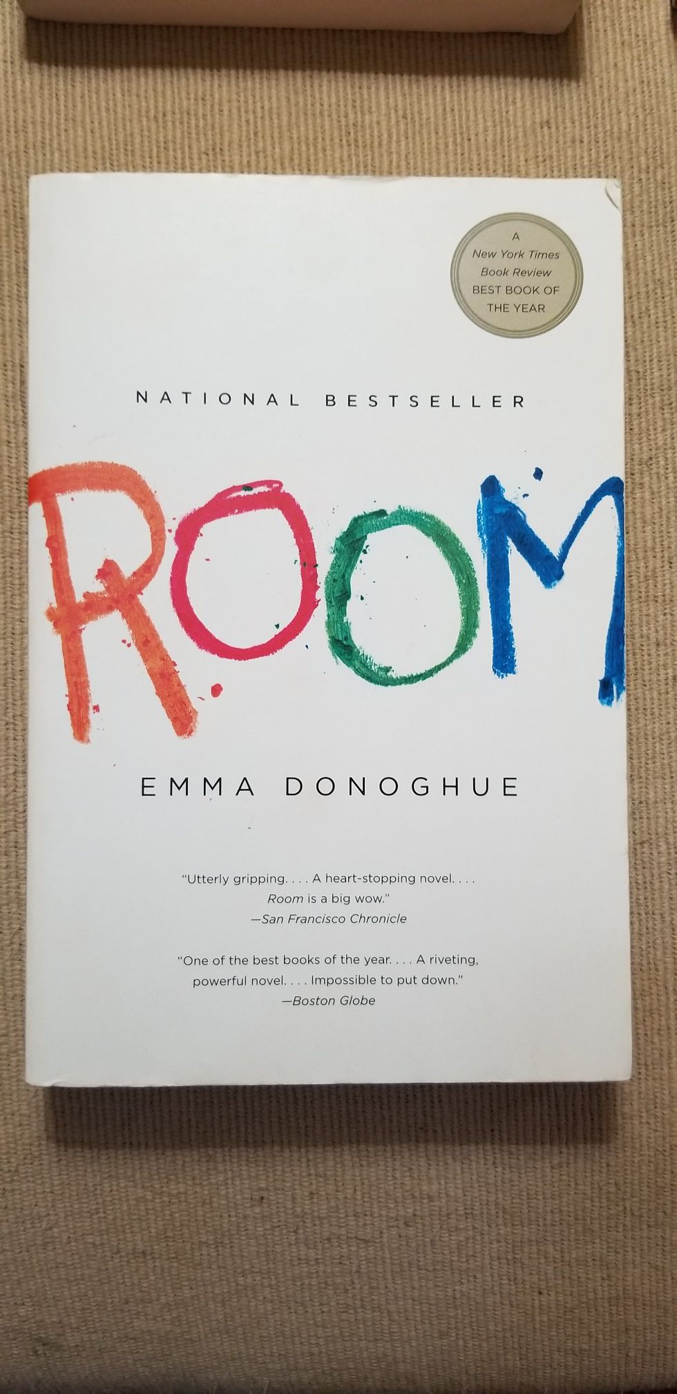 Room by Emma Donoghue paperback