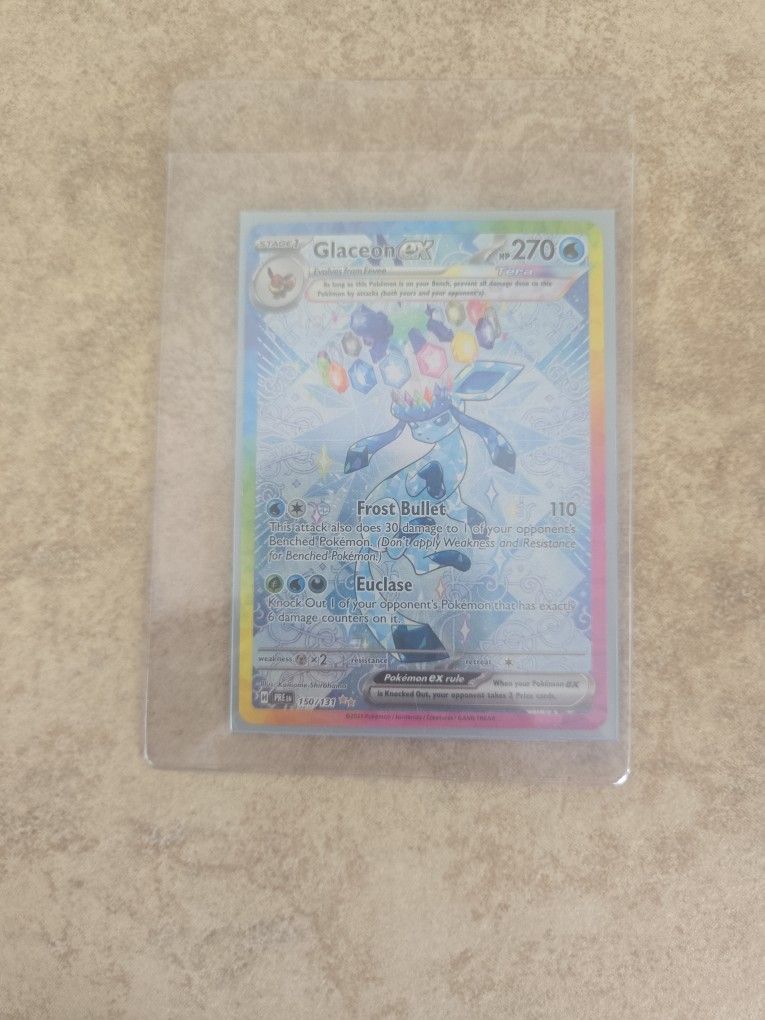 Glaceon Ex From Prismatic Evolutions