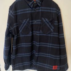 HUGO BOSS Oversized-Fit Shirt  Flannel Plaid Overshirt - Size XXL Like A Jacket