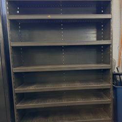 Metal shelf W Backing 