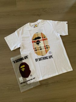 White Bape X Burberry Shirt