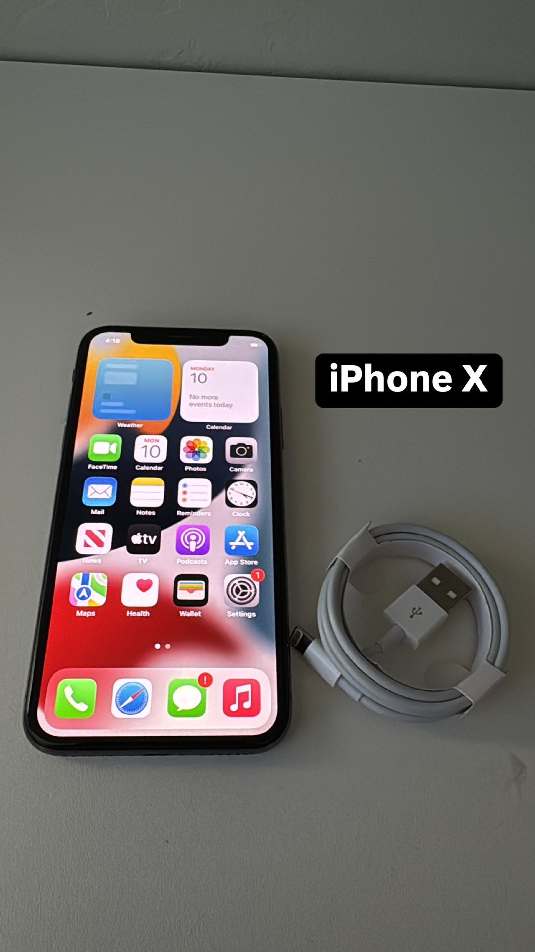 iPhone X. Like New And Unlocked!