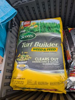(6) Turf Builder Weed and Feed 42.87 lbs
