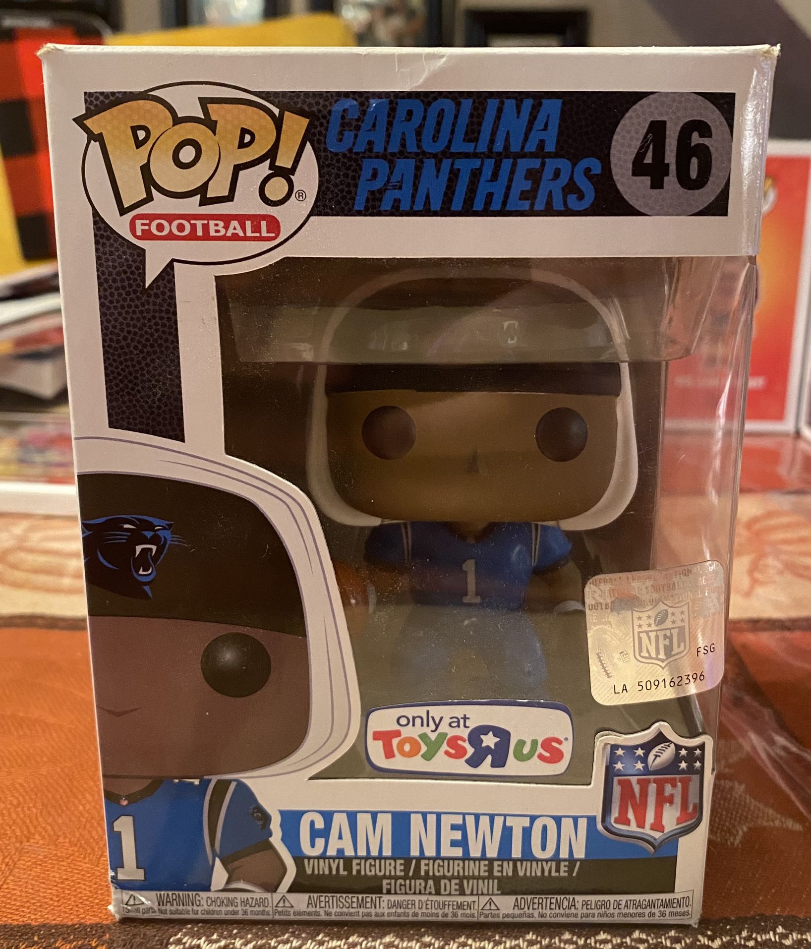 Funko football Cam Newton Toys R Us Exclusive
