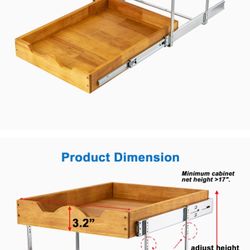 2 Tier Pull Out Drawer