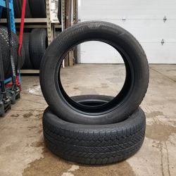 🔥 (2) 225 55 19 Bridgestone WeatherPeak All Season Tires 