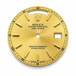 Original Rolex 36mm Day-Date Champagne Stick Dial. (Ref. 18038 / 18238 / 118238)