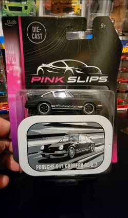 Pink Slips 1:64 Porsche 911 CarreraRS 2.7 Matte Black 🔥