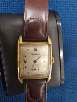 VINTAGE   OPTIMA   MENS  MANUAL WIND WATCH 