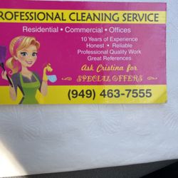Cleaning Services, Residential, Commercial And Office Cleaning 