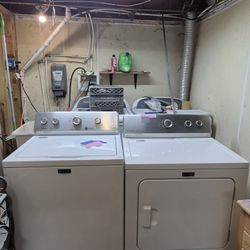 Matching Washer And Electric Dryer Set 