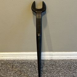 Vintage Klein Tools USA 1-7/16 Iron Workers Wrench  7/8